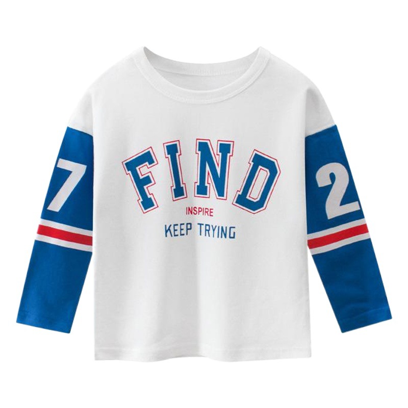 Ropa infantil de la marca 27kids al por mayor, otoño 2024, nuevas camisetas de manga larga para niños, camisetas interiores para niños, venta al por mayor de una sola pieza