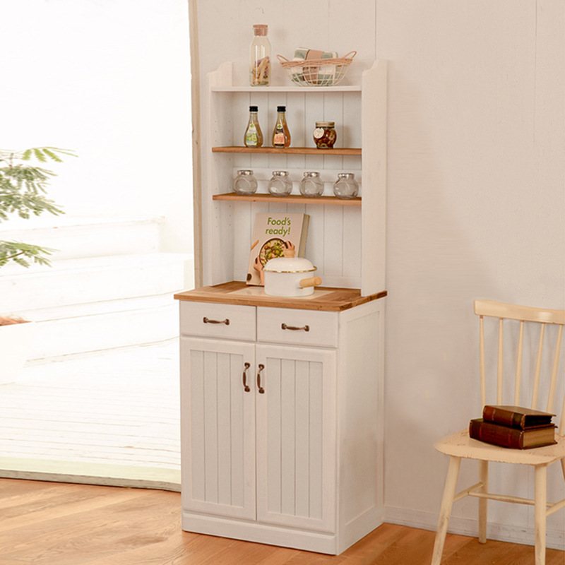欧式实木餐柜现代简约厨房客厅储物柜碗柜餐具收纳柜茶水多用柜子