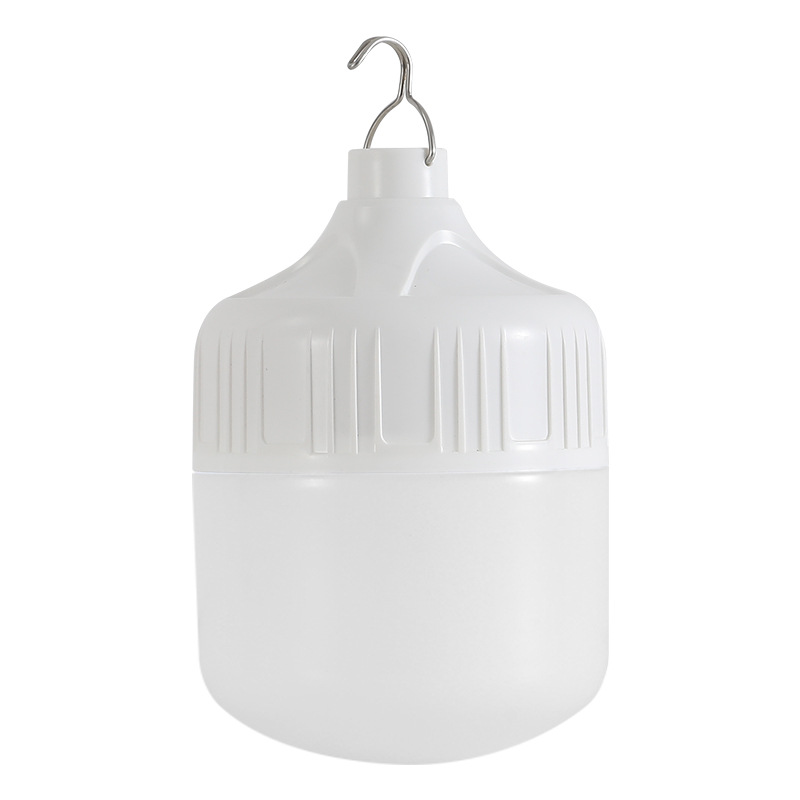 LED de carga de emergencia bombilla al aire libre impermeable noche mercado parada corte de energía camping emergencia bombilla lámpara de iluminación portátil