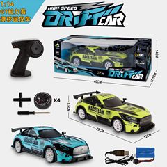 跨境1:14GT拉力赛漂移遥控车玩具儿童2.4G四驱越野电动遥控玩具