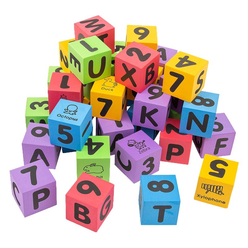 Dados grandes combinación creativa espuma EVA pequeños dados de los niños juguetes de educación temprana diversión dados