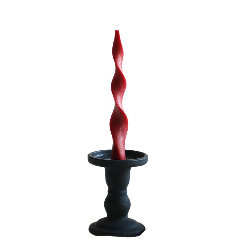 Vela aromática de cera de soja retro francesa color borgoña, vela romántica para bodas, decoración para el hogar, portavelas, venta al por mayor por pieza