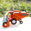 Transport, orange metal toy, car model