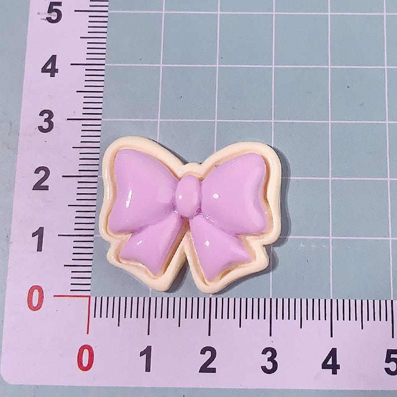 Accesorios de resina di di arco de macarón transfronterizo pegamento de crema pegamento para el cabello pinzas de cabello papelería parches hechos a mano