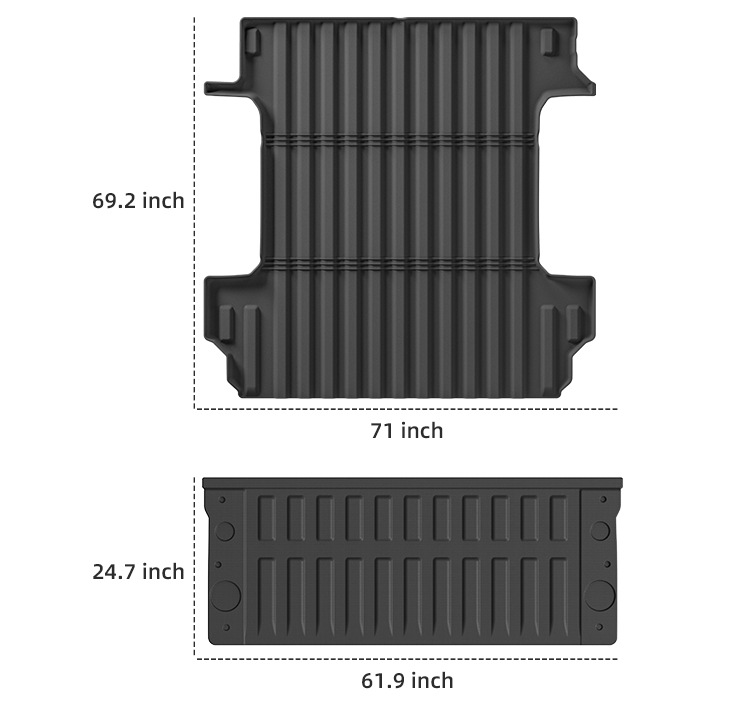 Suitable for 12-26 Models of Gmc Sierra, Chevrolet Silverado, and Silverado Tpe Car Floor Mats for Cross-Border Sales