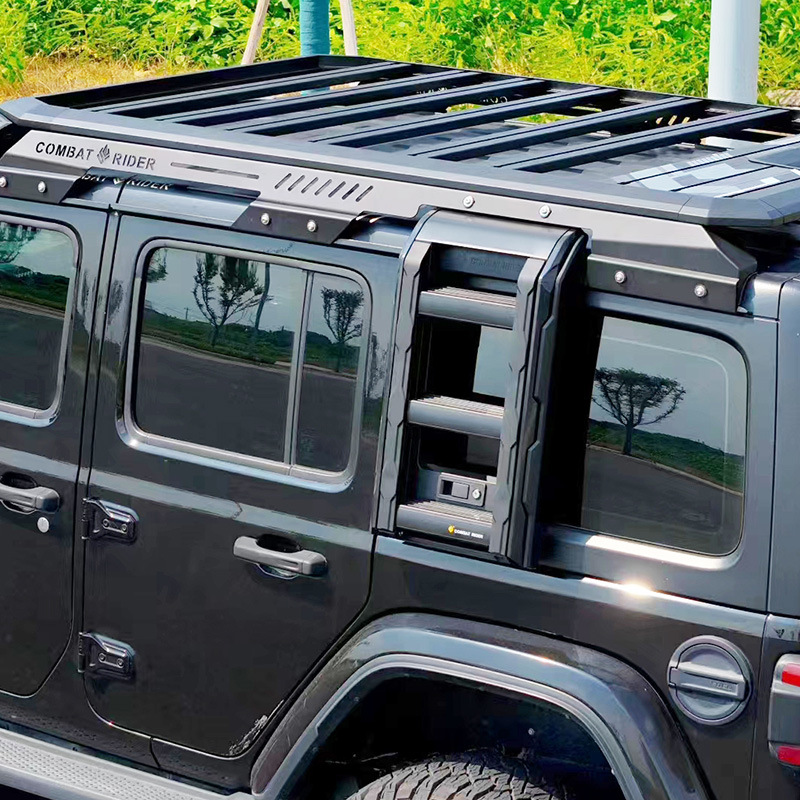 Wrangler Roof Luggage Rack Ladder Side Ledger Off-road Refit Roof Expansion Platform Outdoor Storage Rack Travel Rack
