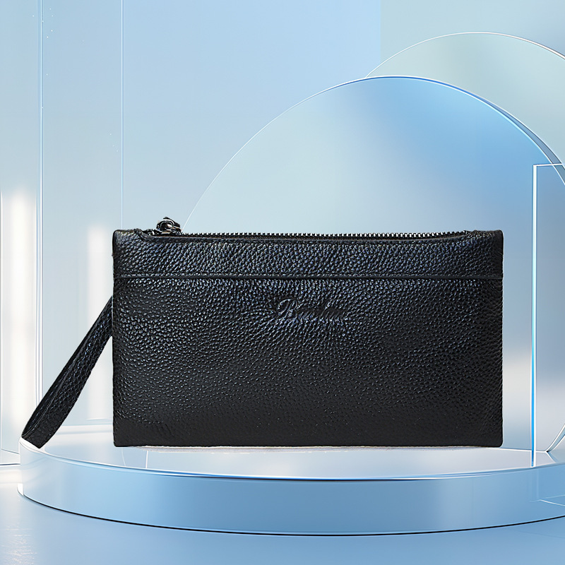 New Foreign Trade Men's Clutch Bag, Fashionable Leather Clutch Bag, Large Capacity Casual Multi-Pocket Handbag, Trendy Men's Bag New Foreign Trade Men's Clutch Bag, Fashionable Leather Clutch Bag, Large Capacity Casual Multi-Pocket Handbag, Trendy Men's Bag