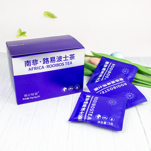 Rooibos tea, South African black tea triangle bag, the same style as Bozhou source factory Rooibos tea thread leaf gorse