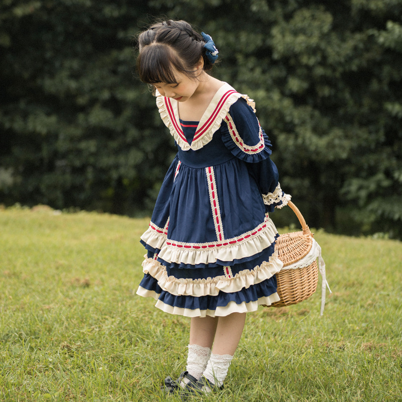 Miss Betty Lolita ropa de los niños OP original genuino en stock retro estilo Palacio alta cintura Lolita princesa vestido