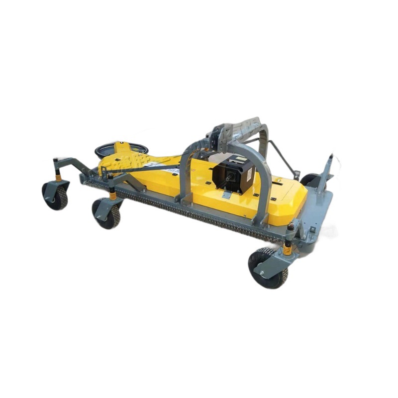 cortadora de césped automática de barreras para huerto de cuatro ruedas trasera cortadora de césped de jardín de doble lado cortadora de malezas de barreras