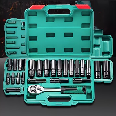 10/14/20pcs 1/2 Drive Impact Socket Set Mechanic Tool Set