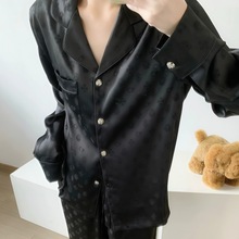 2025新款春秋夏季睡衣女士长袖长裤两件套装罗克小心家居服批发