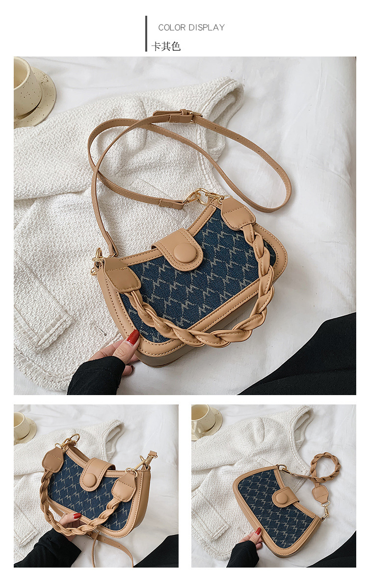 French Style Special-interest Design Bag 2021 Autumn Western Style Single Shoulder Crossbody Women's Bag Retro French Stick Underarm Bag display picture 11