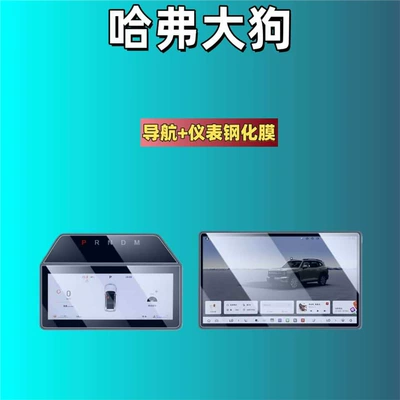 Suitable for 26 Models of Haval Car interior film - suitable-for-26-models-of-haval-big-dog-plus-146inch-navigation-upper-and-lower-screen-instrument-frosted-tempered-film