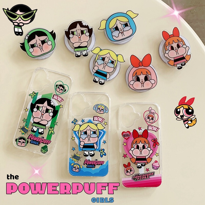Anime Cute Cartoon Girl iPhone15 Phone Case Apple 14 Magnetic Bracket Set 16 promax13