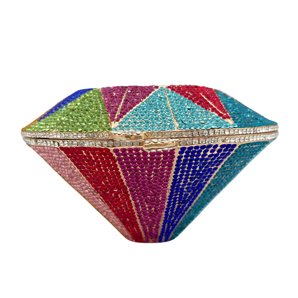 BL130 diamantes estereoscópicos bolsos de cristal de diamantes bolsos de banquete bolsos de mujer