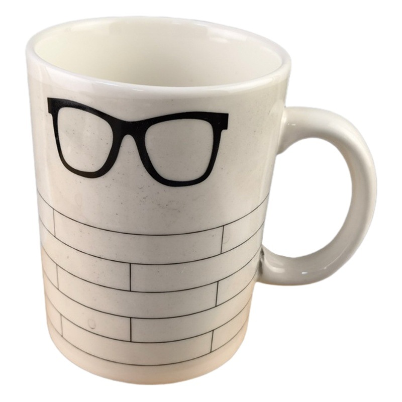 Marca Taza de cerámica nota escrita taza mensaje Copa moda creativa publicidad taza Oficina escritura regalo taza