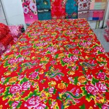 东北大花布凤凰牡丹装饰窗帘面料酒店农家乐装修墙面布料清仓处理