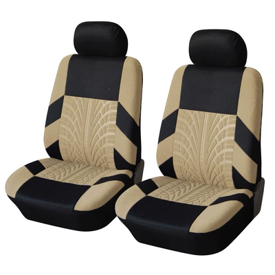 Universal seat cover: Hot-Selling Car Seat Covers, Five-Seater - beige-two-seater-thin-universal-size