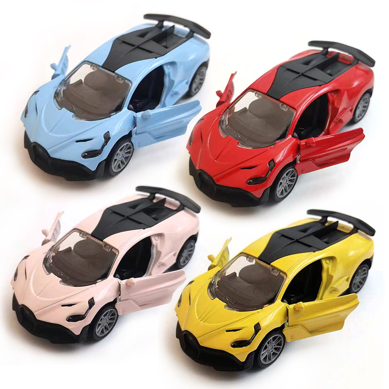 星源达1:43合金赛车模型仿真跑车开门车儿童玩具摆件娃娃机礼物批