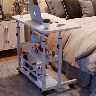 Bedside Table Movable Simple Small Table Bedroom Home Student Desk Simple Lifting Dormitory Lazy Computer Table