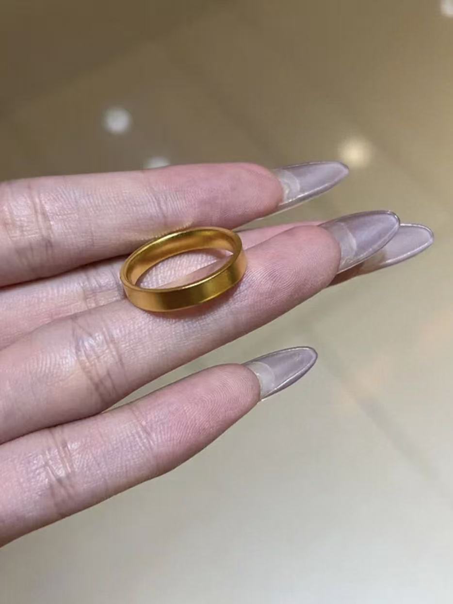 Minimalist Diamond Ring For Women Adjustable Korean Style Design_voghion.com