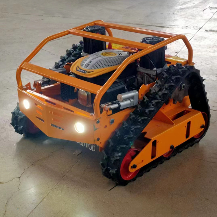 田地果园花圃大功率履带割草机 无刷电机 无线遥控 好操作