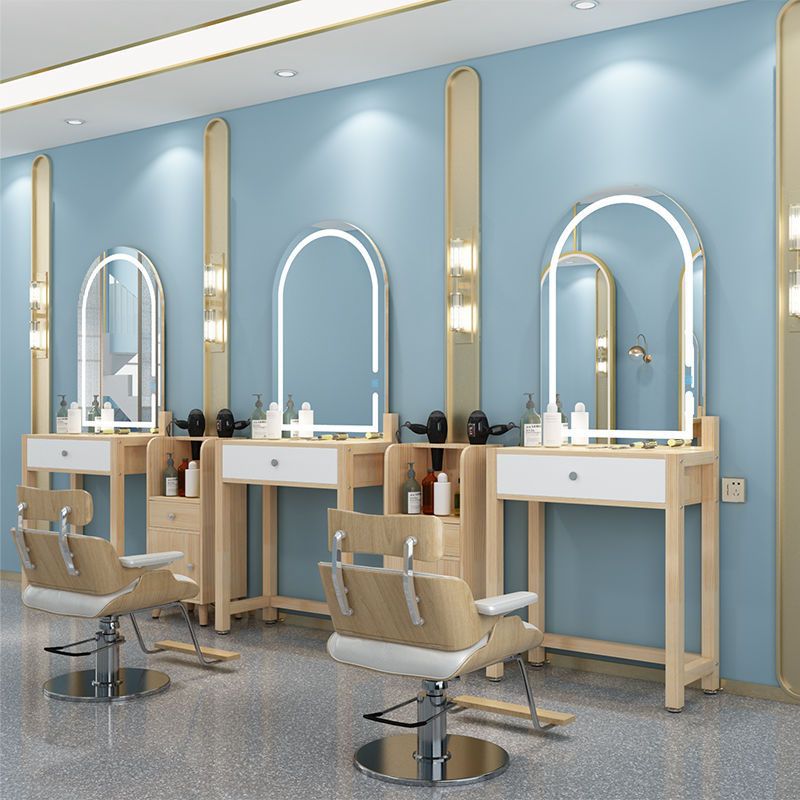 Barber Shop Hairdressing Stage beauty salon Stage Hairdresser beauty salon Salon Integrated beauty salon Special mirror