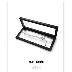 Hairpin transparent PE floating box film box display box jewelry hairpin accessory box packaging hairpin display jewelry box