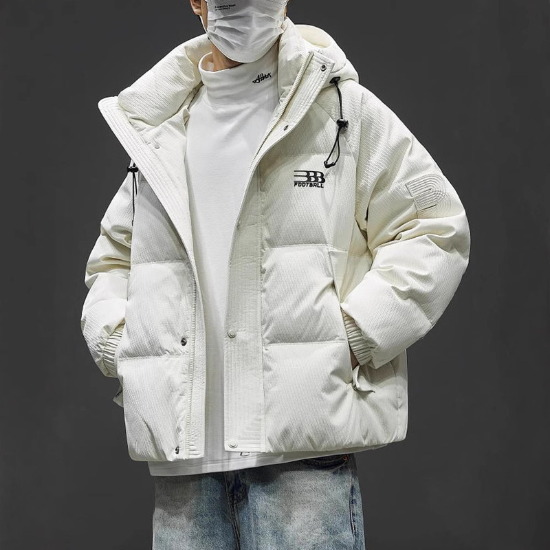 Tong Xiansen Down Jacket Men's Autumn and Winter New White Duck Down Hood Thickened Warm Jacket Teenager Fashion Brand Bread Suit Tong Xiansen Down Jacket Men's Autumn and Winter New White Duck Down Hood Thickened Warm Jacket Teenager Fashion Brand Bread Suit