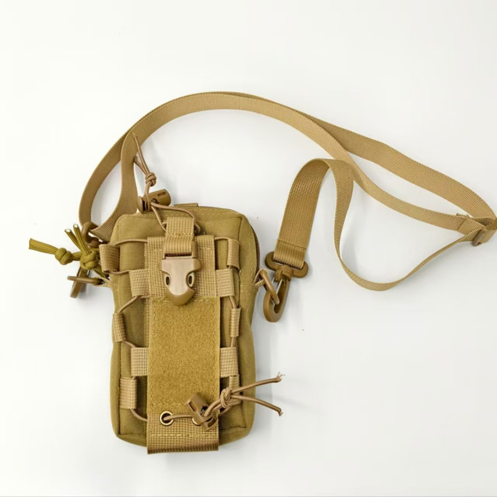 Bolso táctico para teléfono móvil al aire libre Bolso pequeño multifuncional Riñonera Táctico Hervidor Bolso para teléfono móvil Hebilla Ajuste Riñonera