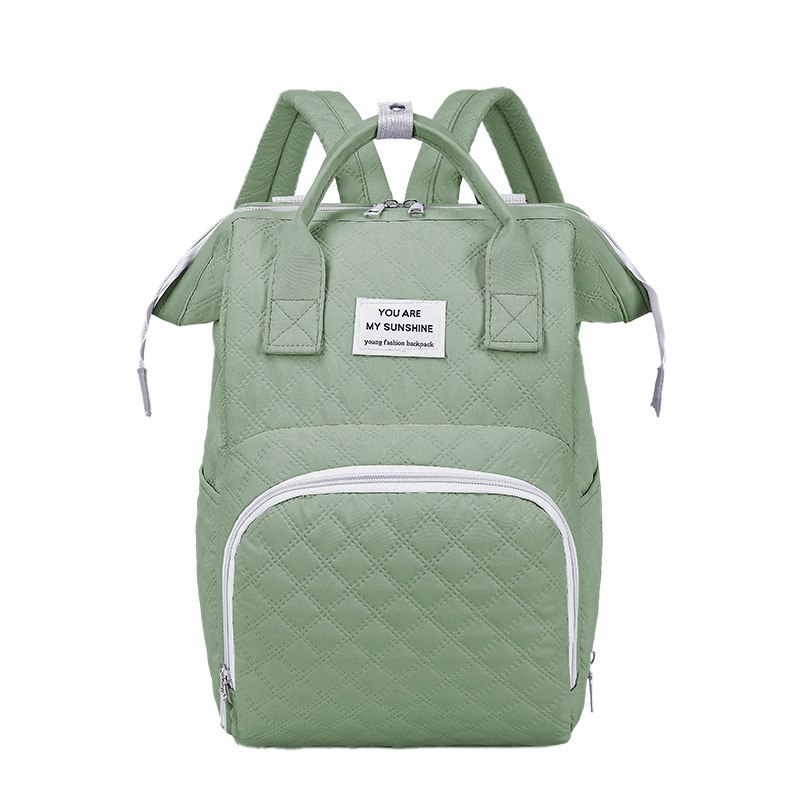 Fashionable Korean-style double-shoulder mommy bag, multi-functional maternity bag, large-capacity baby and maternal products storage bag, milk storage bag Item Picture