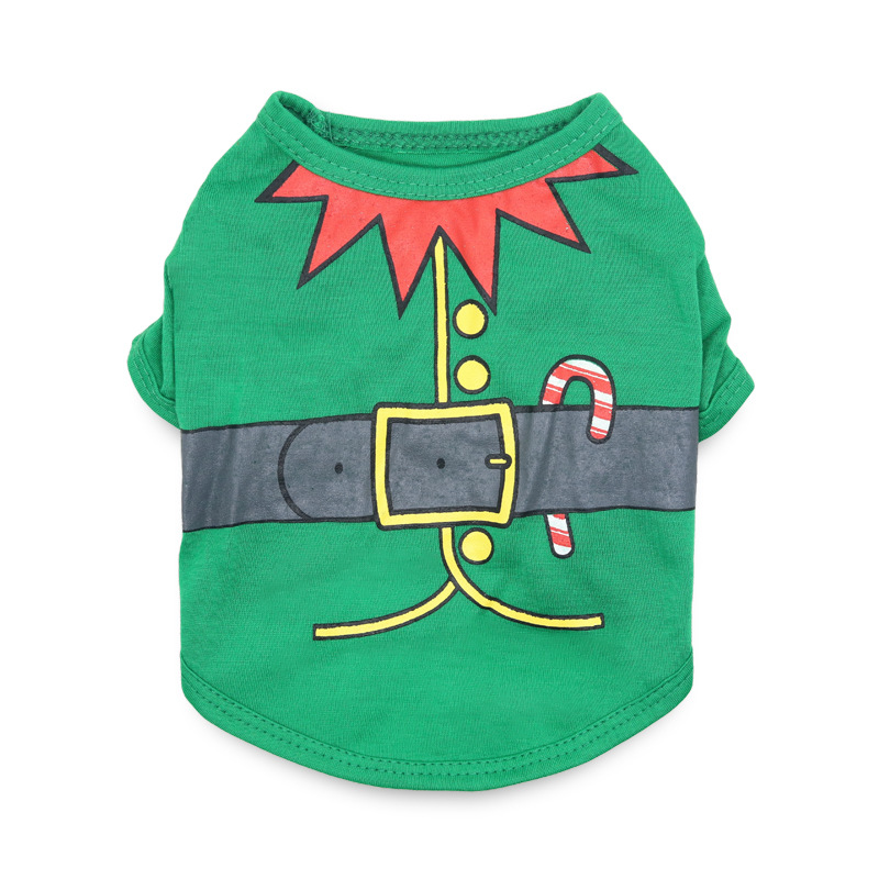 Ropa para mascotas ropa para perros Jersey Navidad Halloween camiseta al por mayor (muñeco de nieve) primavera y verano