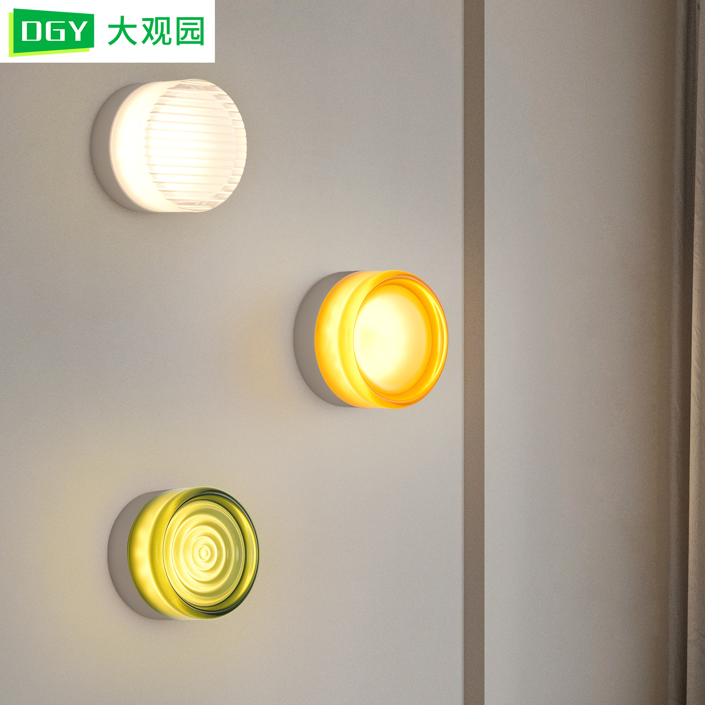 Dormitorio residencial cabecera lámpara de pared de fondo redonda minimalista lámpara de pared decorativa pasillo escalera luminaria zhongshan 357L