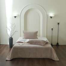 秋冬新款母婴双面透气棉花床盖丽丝绒加天丝材质舒适三件套炕垫