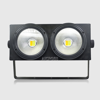 两眼COB观众灯光罩灯冷白/暖白2x100w影视演出车展灯泛光灯舞台灯|ru