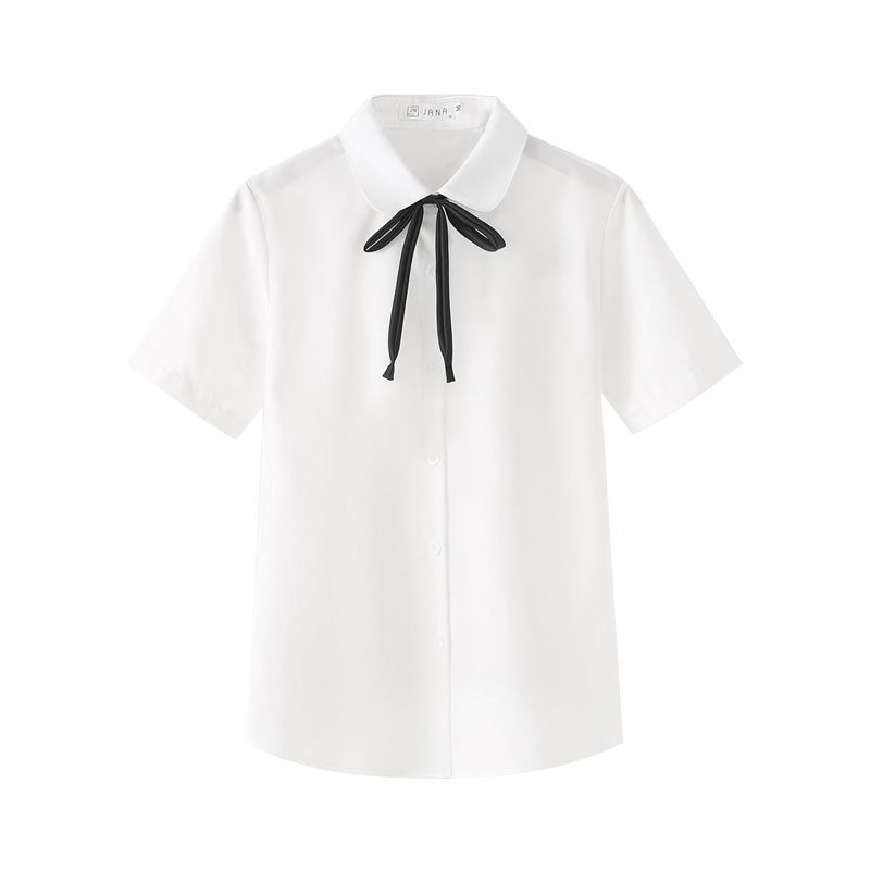 Summer school uniform style graduation school uniform Japanese style JK school supply style pleated skirt set short-sleeved shirt women's top