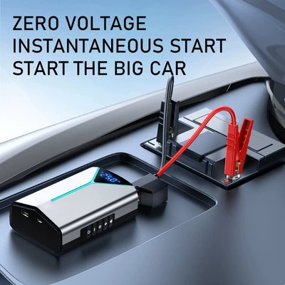Cross-Border Car Emergency Starting Power Bank, Bicycle, Motorcycle, Basketball Air Pump, Car-Mounted Multi-Function Device