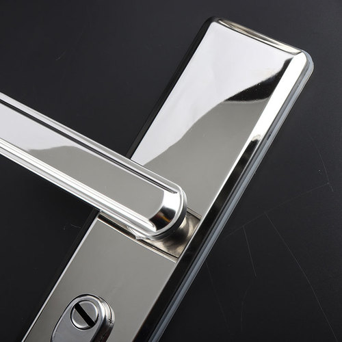 Anti-theft door locks, household universal stainless steel handles, multi-functional armored handles, entry door door locks wholesale