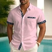 2025 New Summer Short-Sleeved Men's Shirts, Casual, Simple and Trendy Style 2025 New Summer Short-Sleeved Men's Shirts, Casual, Simple and Trendy Style