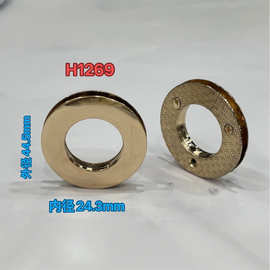 包鸡眼扣子气眼扣配件金属螺丝锁板扣金银黑色正方形圆形长方形