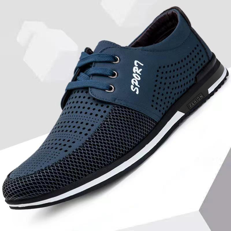 Mesh Perforated Shoes for Men, 2026 Summer New Trendy Shoes, Low-Top Soft-Soled Breathable Work Safety Shoes, Foreign Trade Cross-Border Mesh Perforated Shoes for Men, 2026 Summer New Trendy Shoes, Low-Top Soft-Soled Breathable Work Safety Shoes, Foreign Trade Cross-Border