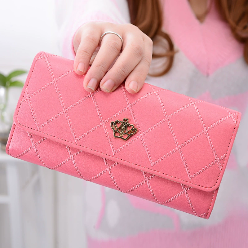 绮嫚诗 Wallet, long shoulder bag, Korean style