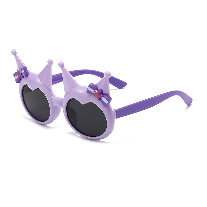 Gafas de Sol Infantiles de Dibujos Animados de Plástico y AC con Protección UV400 para Protección Solar y Viajes
