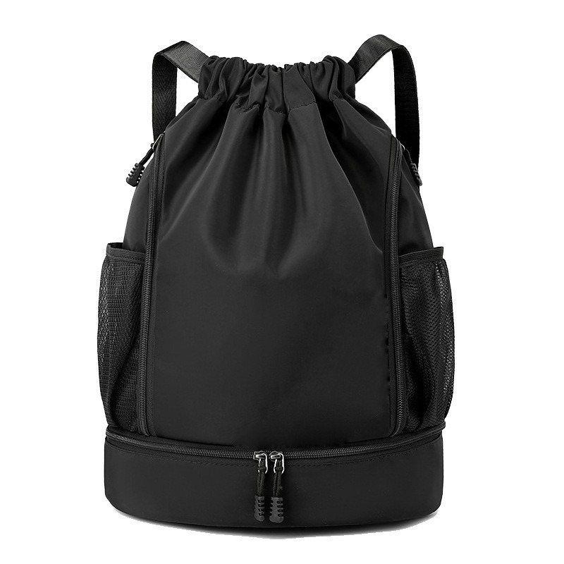 Sports Backpack, Outdoor Training Basketball Football Bag, Large Capacity Fitness Swimming Mountaineering Bag, Drawstring Backpack