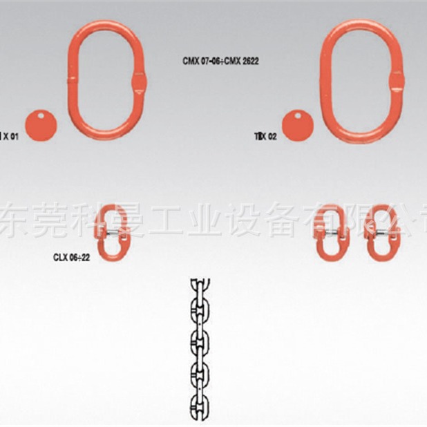 意大利CARTEC进口100级四肢吊具起重链条卡泰克旋转吊钩锁链器