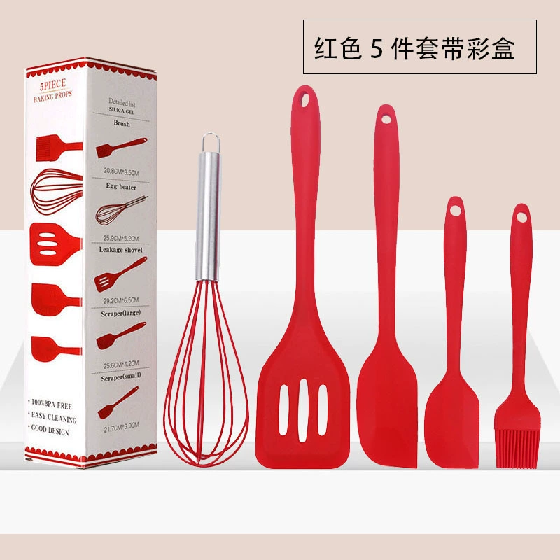 Silicone kitchenware, set, brush, direct factory sales, Amazon, 5 pieces