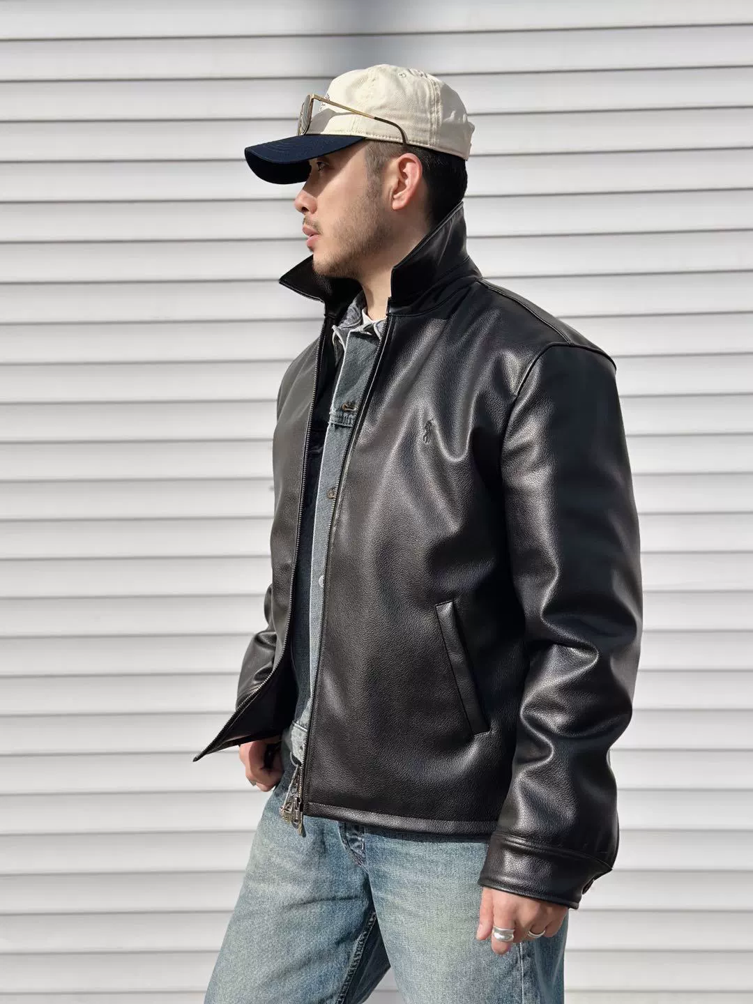 High quality colored long-sleeve with zipper, men's jacket