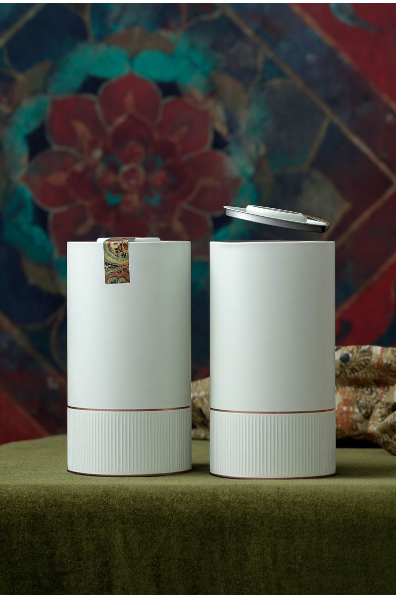 té vacío lata de hierro té blanco retro té verde general caja de regalo vacío caja de embalaje de té a granel árbol antiguo Dianhong Pu 'er caja de té