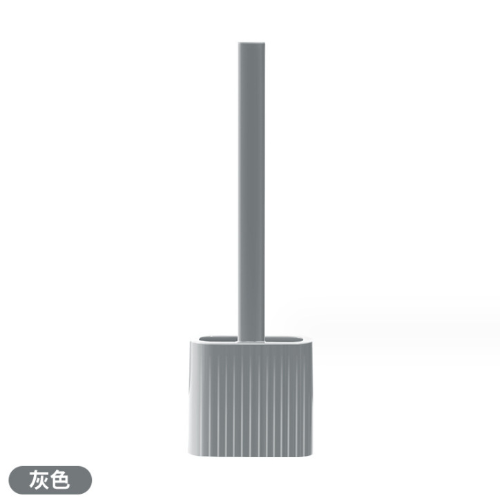 Cepillo de limpieza de inodoro de pegamento blando de mango alargado conjunto de cepillo de limpieza de inodoro doméstico cepillo de limpieza de inodoro 2 en 1 cepillo de limpieza